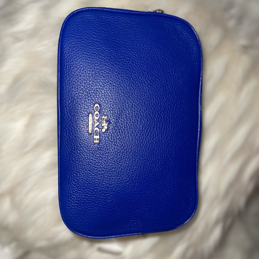 Coach Blue Leather Crossbody Bag
